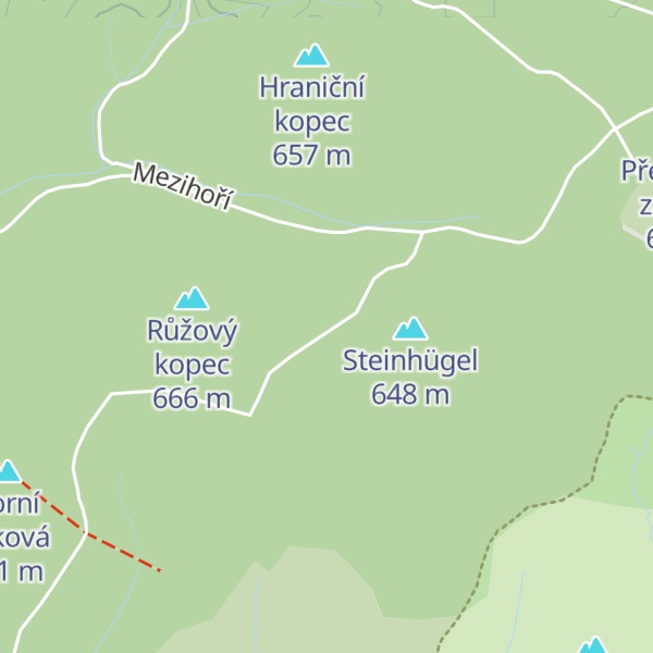 Map of Ranošovská bouda