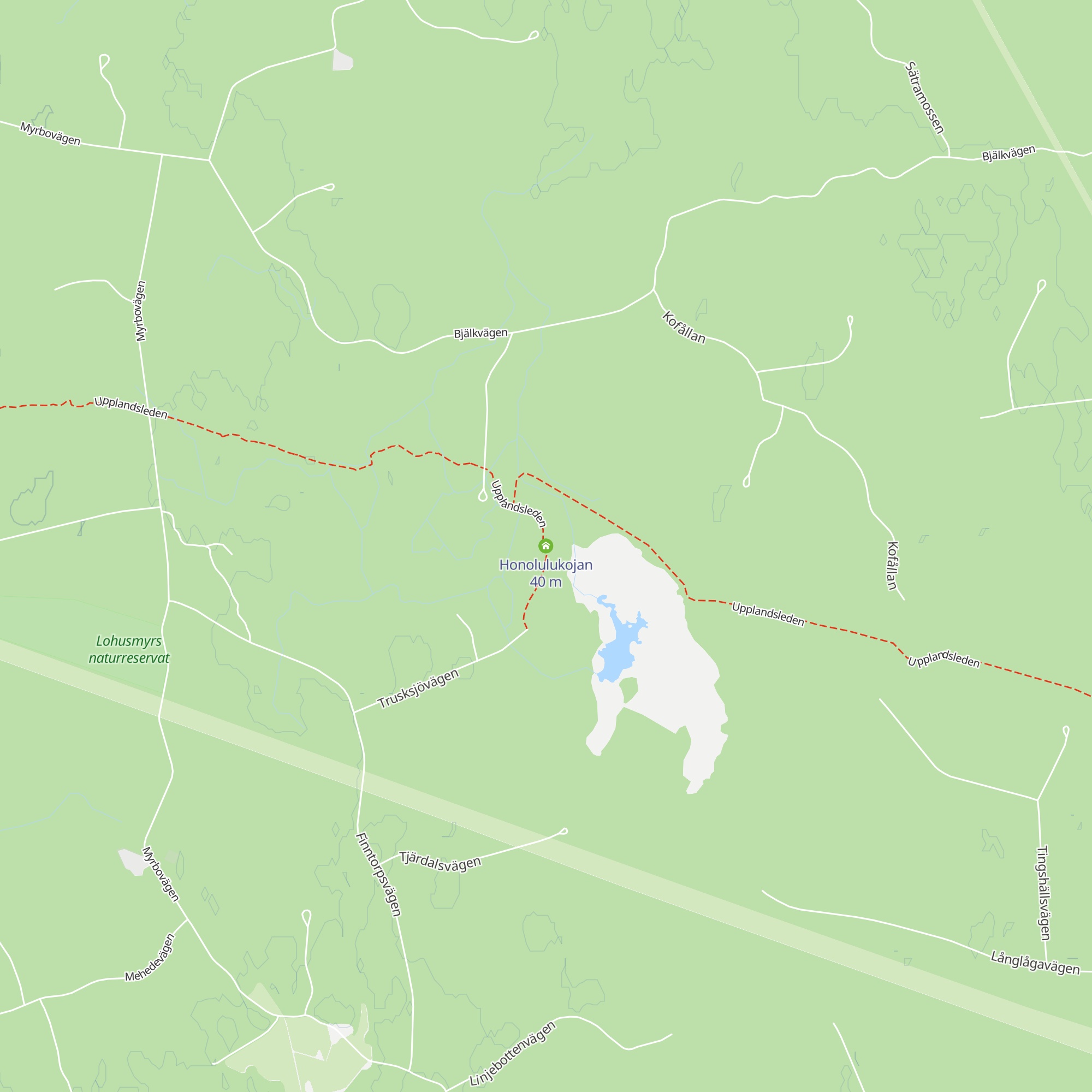 Honolulukojan map