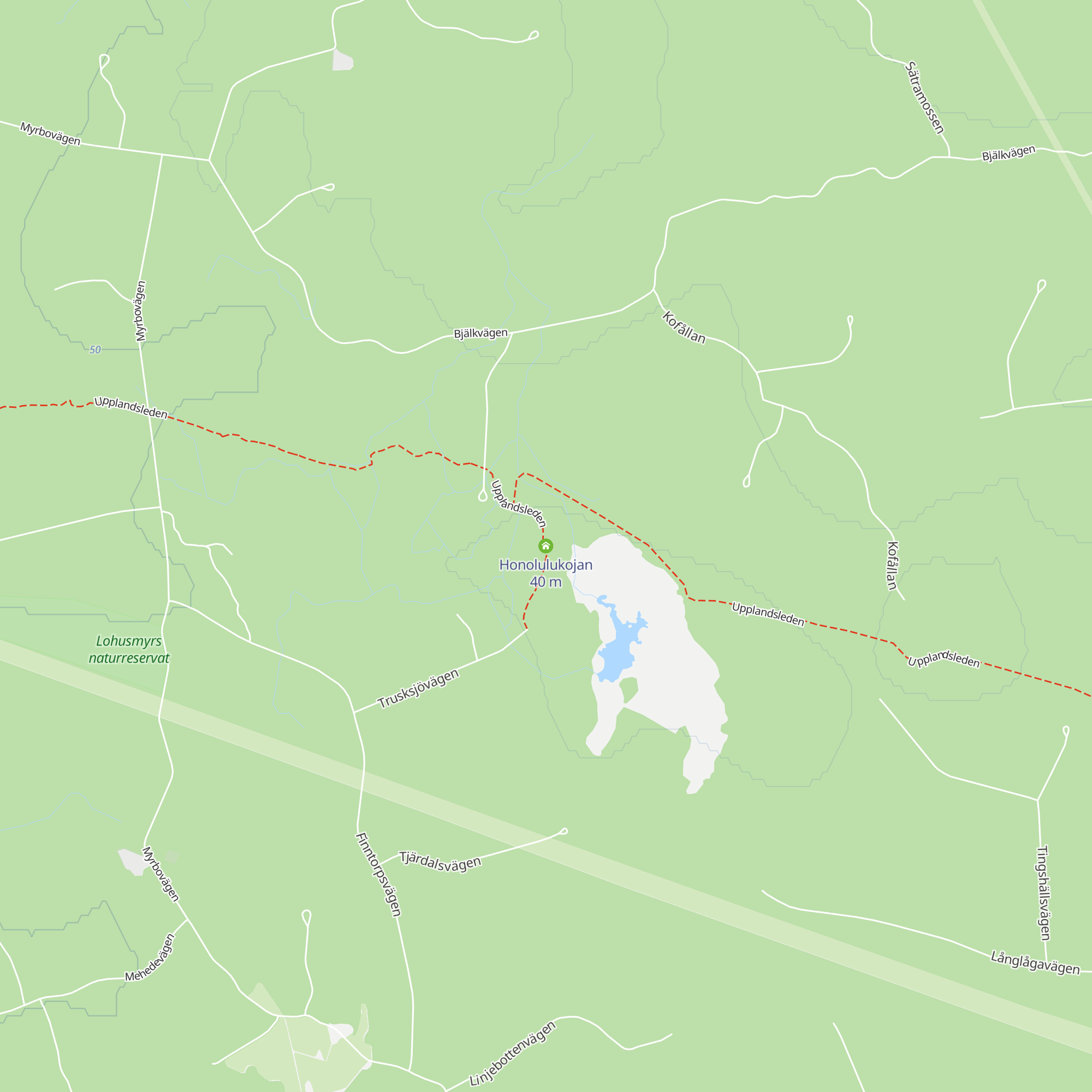 Honolulukojan map