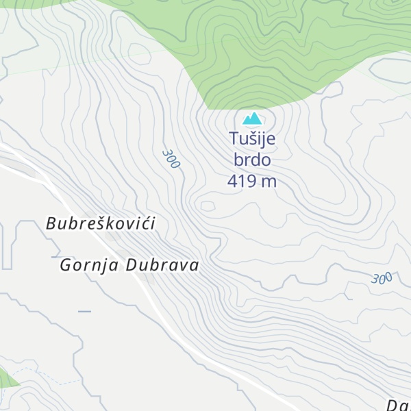 Map of Gradac