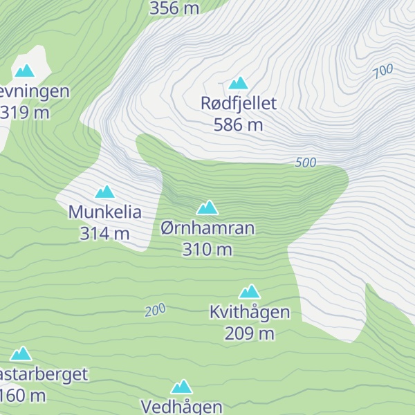 Map of Ørnhamran