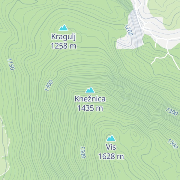 Map of Knežnica