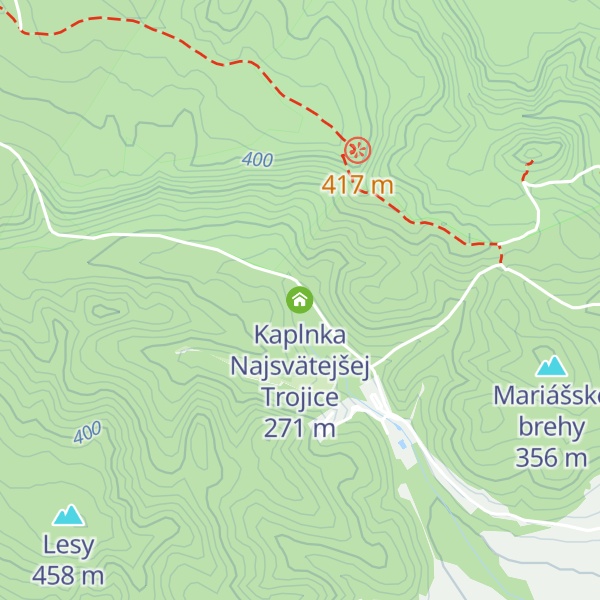 Map of Kaplnka Najsvätejšej Trojice