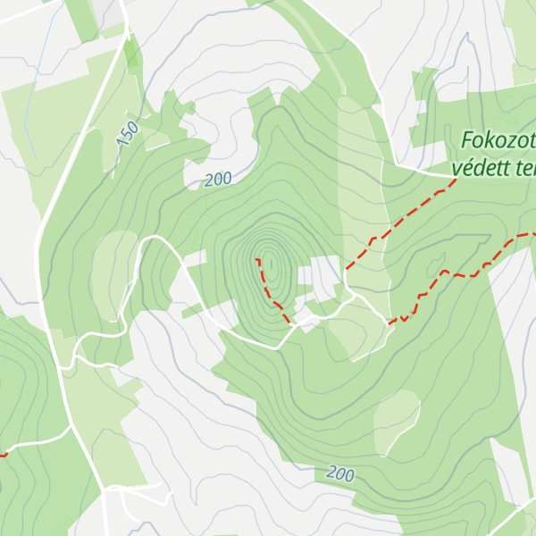 Map of Tóti-hegy