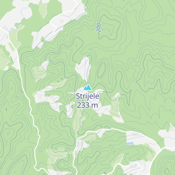 Map of Strijele