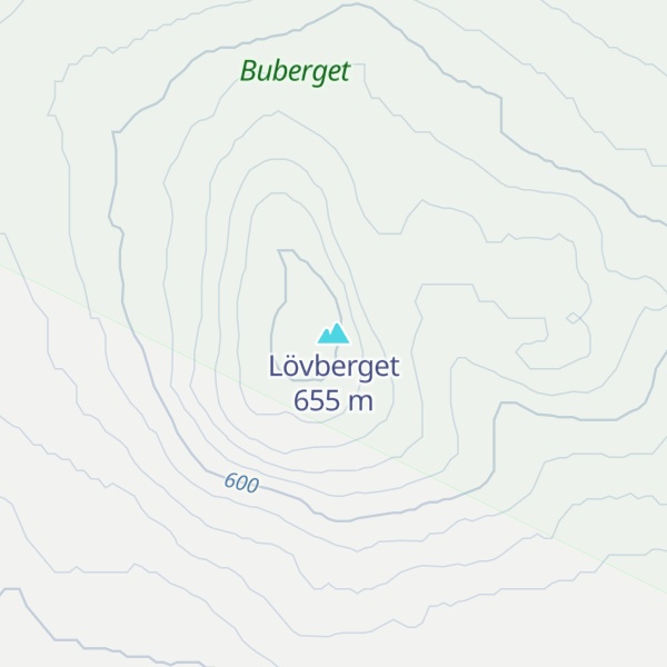 Map of Lövberget