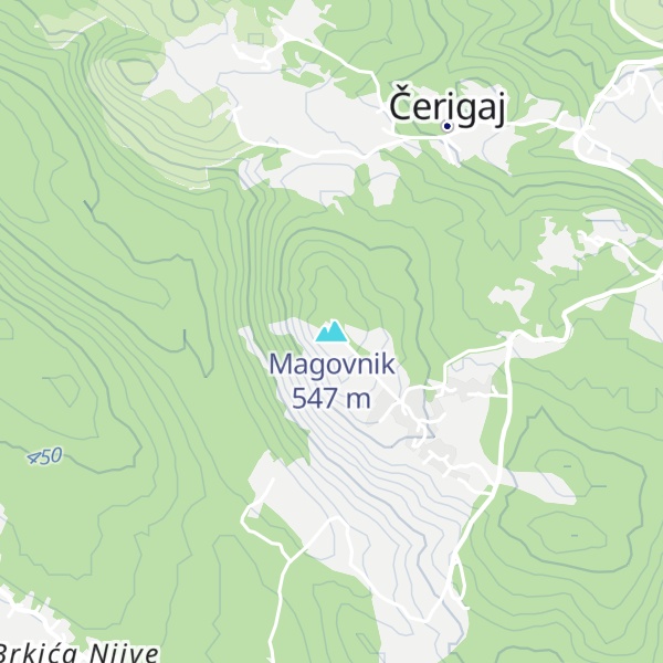 Map of Magovnik