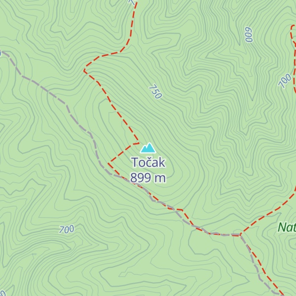 Map of Točak