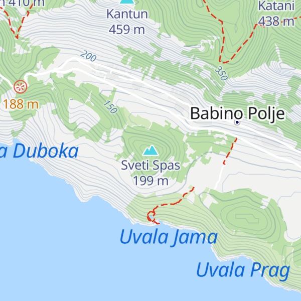 Map of Sveti Spas
