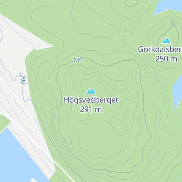 Map of Högsvedberget