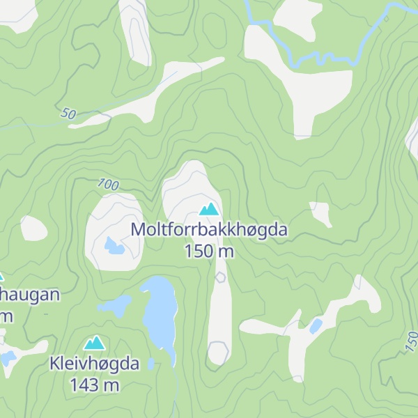 Map of Moltforrbakkhøgda