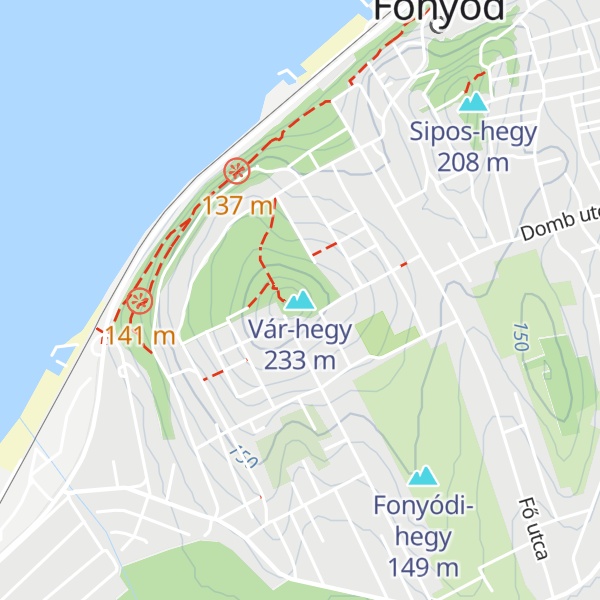 Map of Vár-hegy