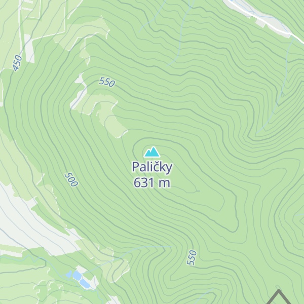 Map of Paličky