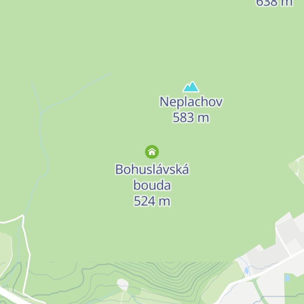 Map of Bohuslávská bouda
