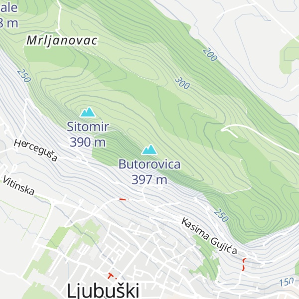 Map of Butorovica