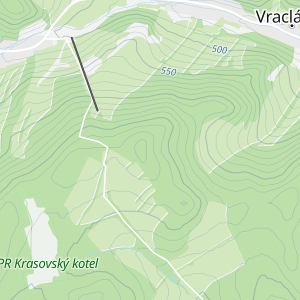 Map of Kotel E [Hošťálkovy-Vraclávek]