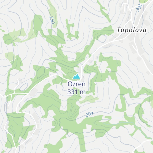 Map of Ozren
