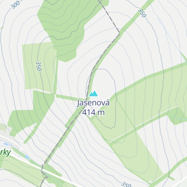 Map of Jasenová