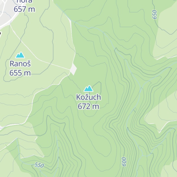 Map of Kožuch