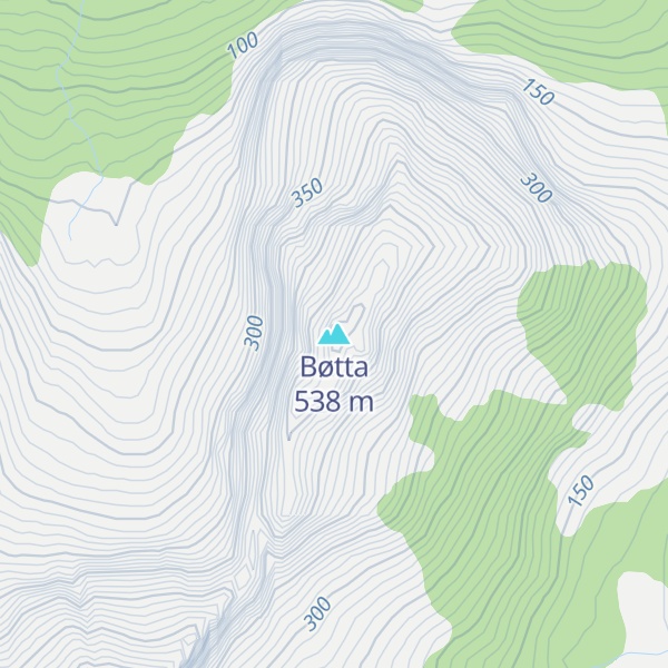 Map of Bøtta