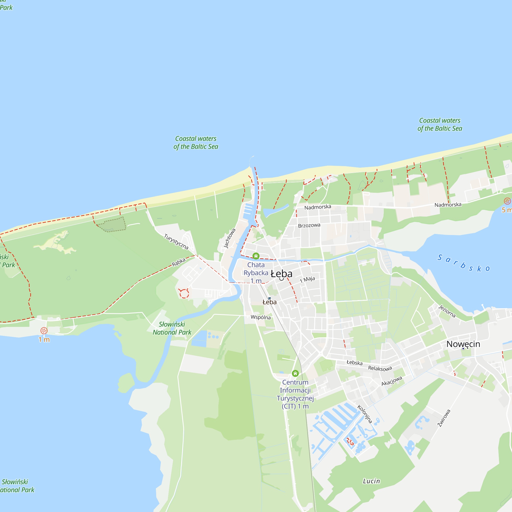 Chata Rybacka map