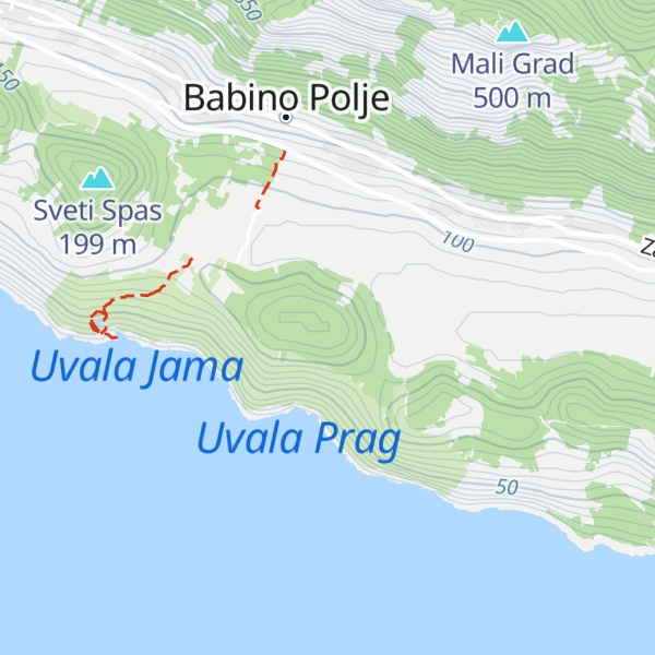 Map of Borovac