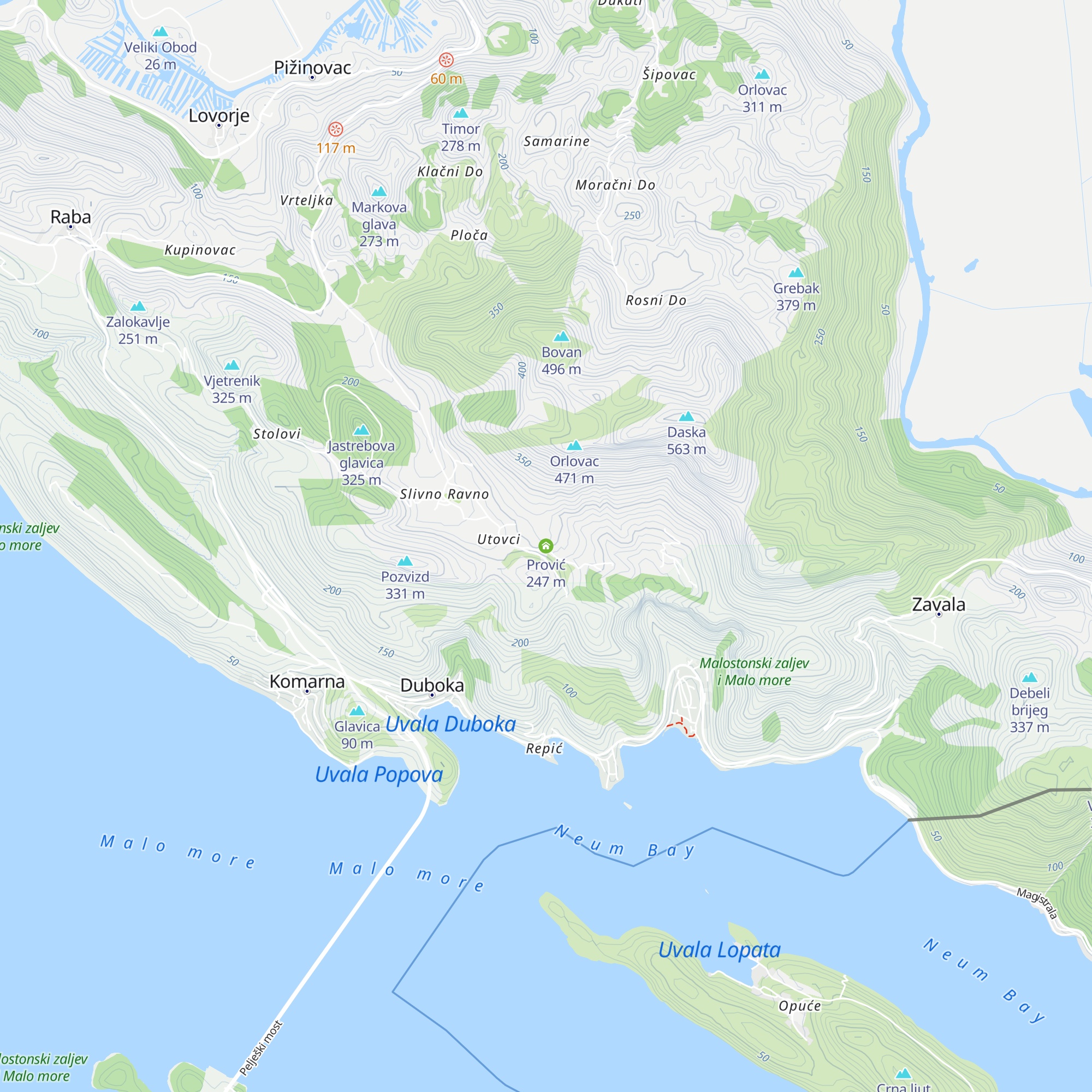 Prović map