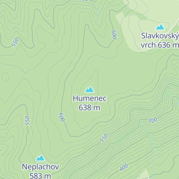 Map of Humenec