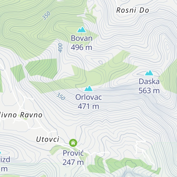 Map of Orlovac