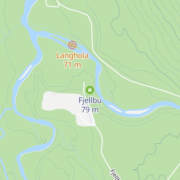 Map of Fjellbu