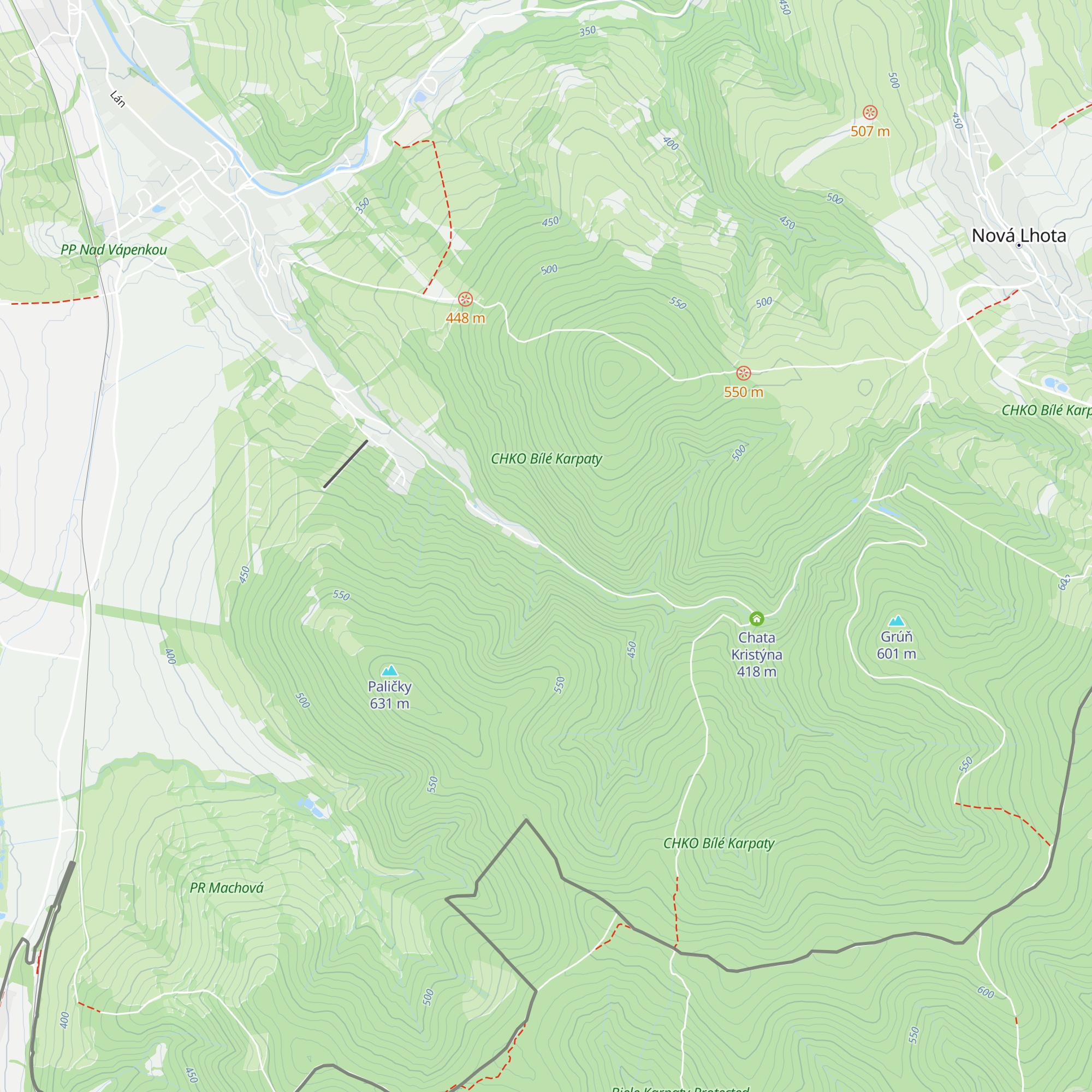 Dolnní búda map