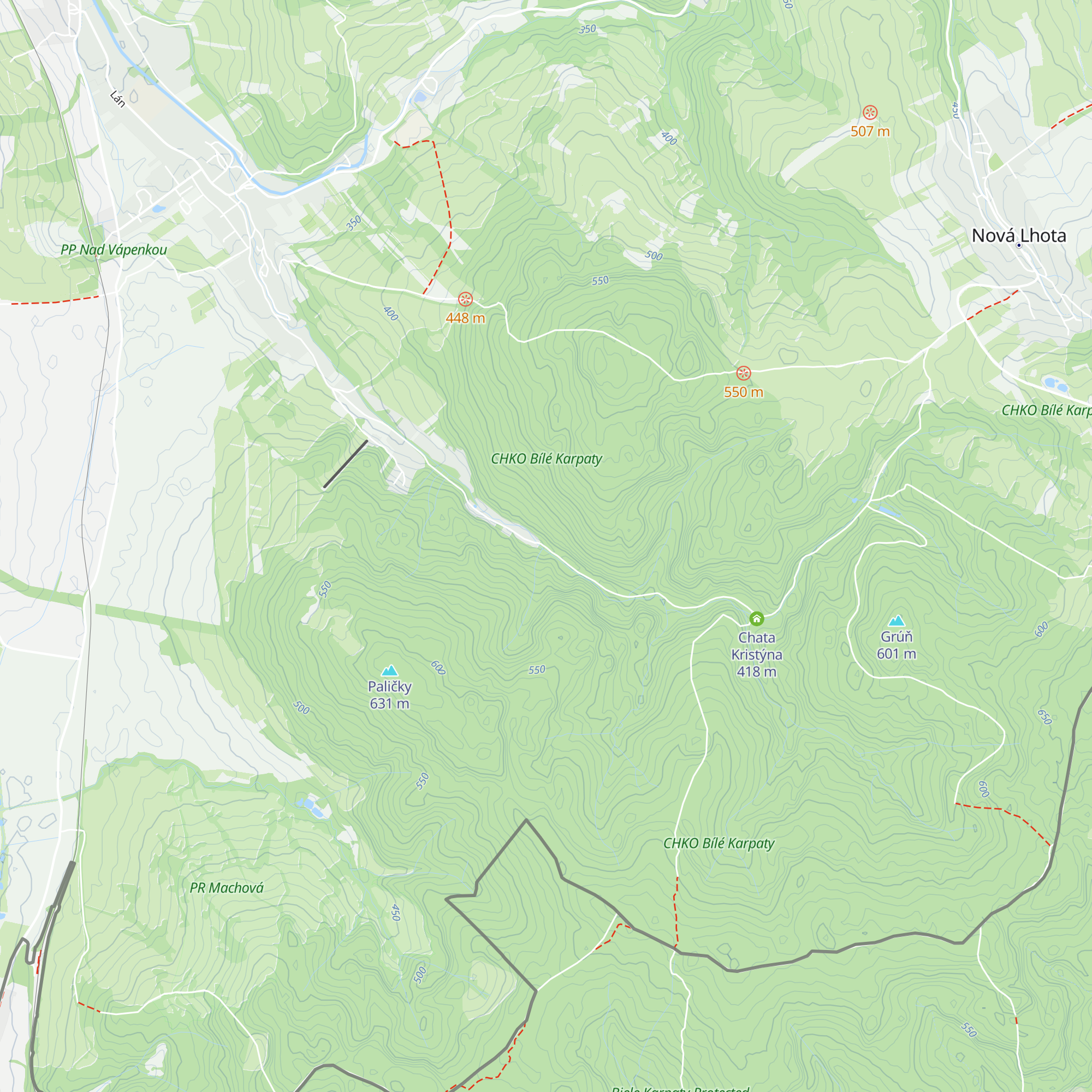 Dolnní búda map