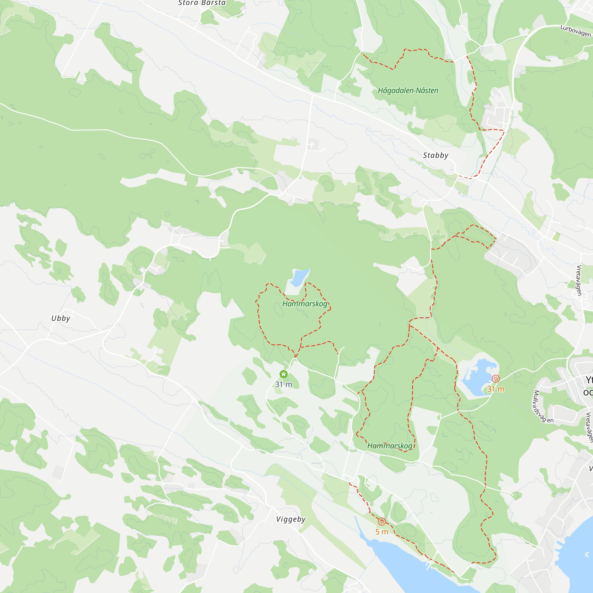 Skogshyddan map