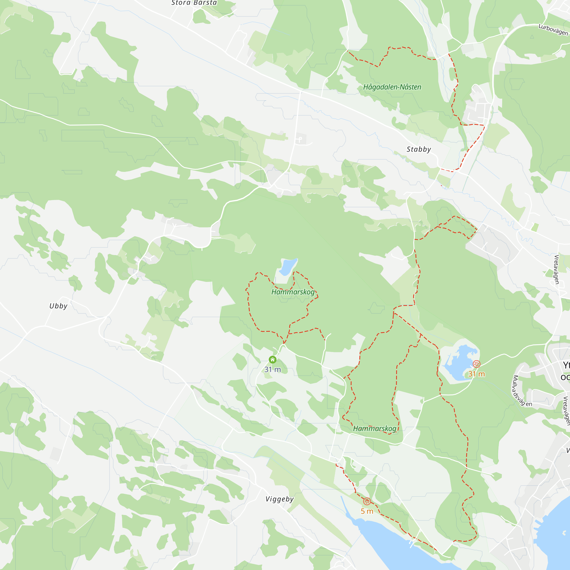 Skogshyddan map