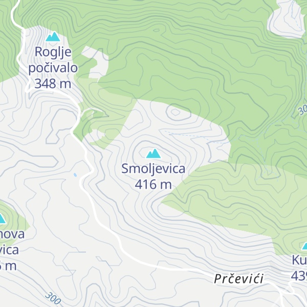 Map of Smoljevica