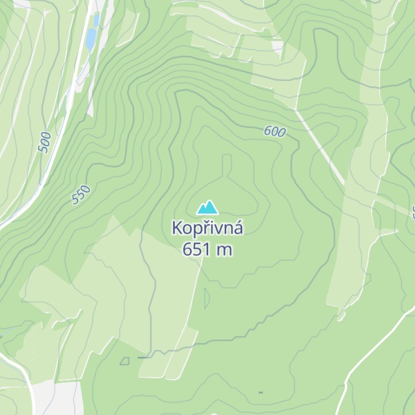 Map of Kopřivná