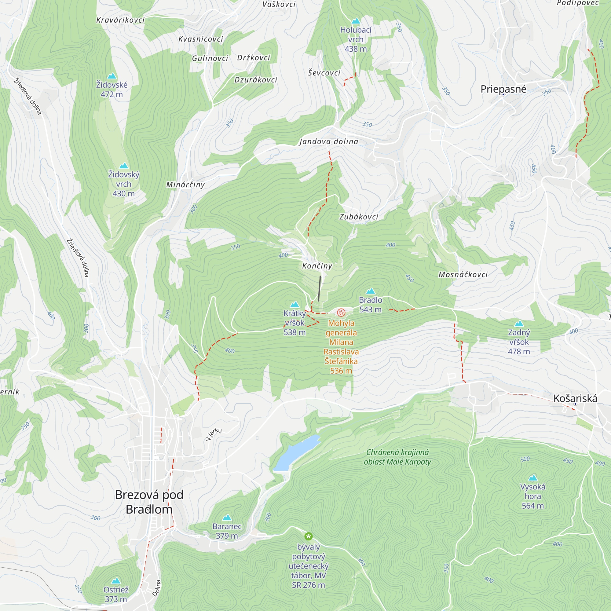 Café Milánek map