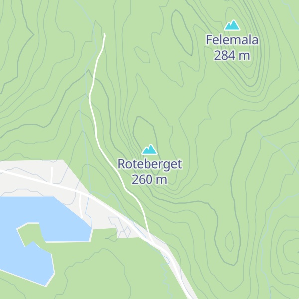 Map of Roteberget