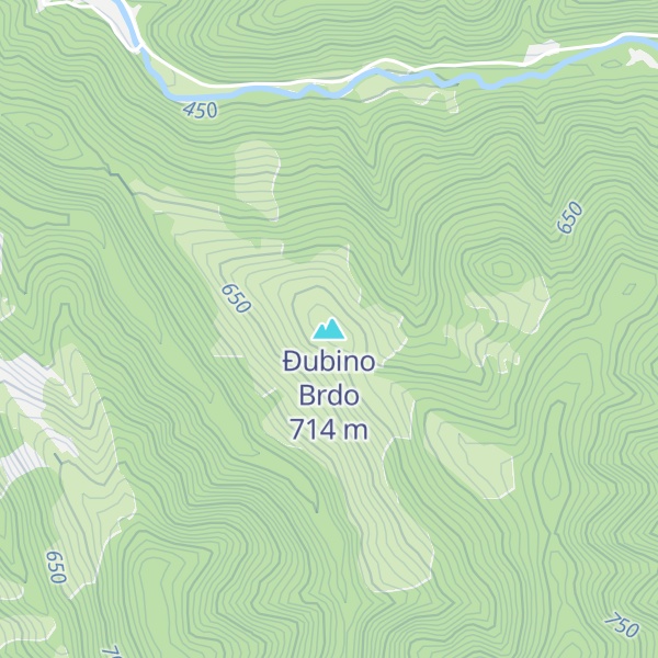 Map of Ðubino Brdo