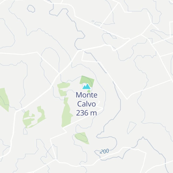 Map of Monte Calvo