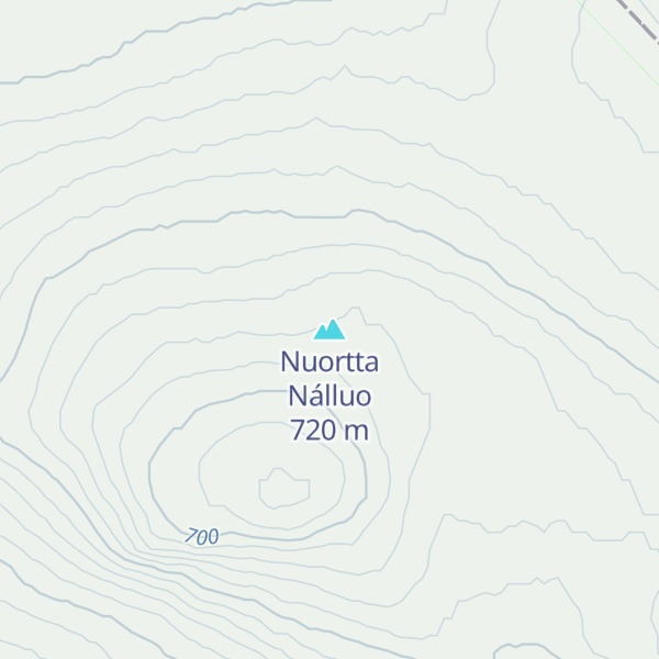 Map of Nuortta Nálluo