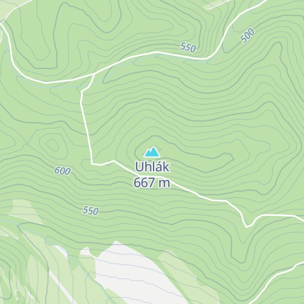 Map of Uhlák