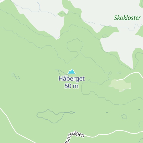 Map of Håberget