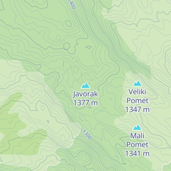 Map of Javorak