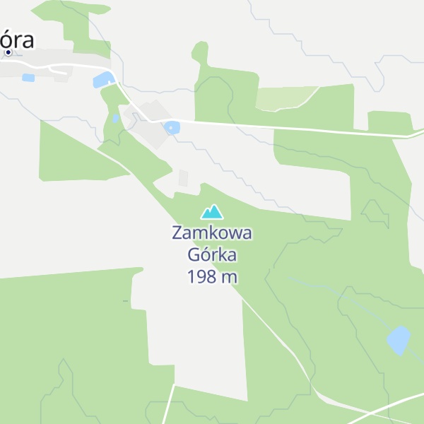 Map of Zamkowa Górka