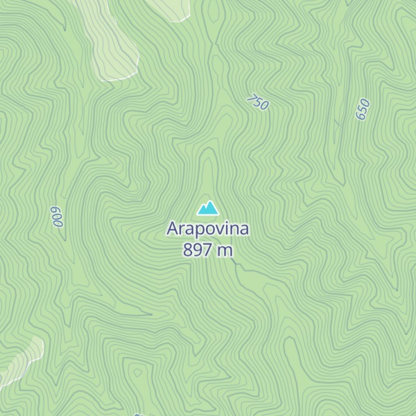 Map of Arapovina