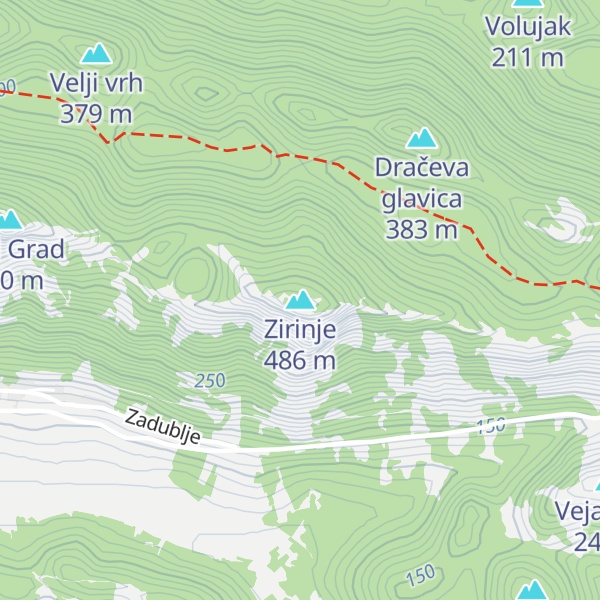 Map of Zirinje