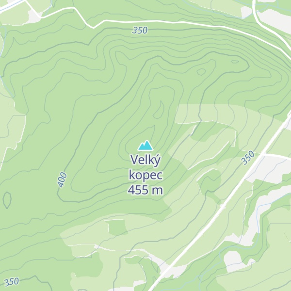 Map of Velký kopec