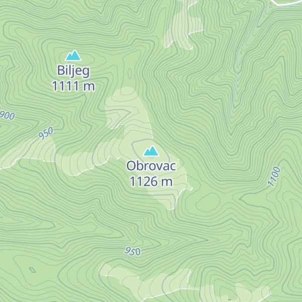 Map of Obrovac