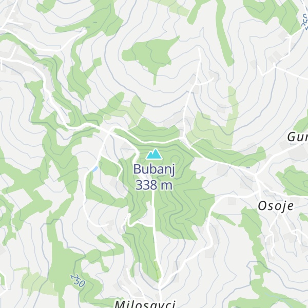 Map of Bubanj